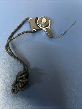 Black Retractable Badge Reel Lanyard